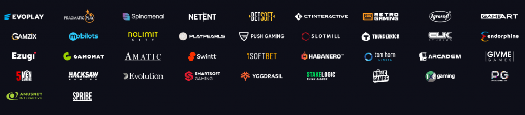 game providers for Ice Casino